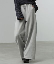 CALLNE（カルネ）の「【CALLNE】 Brushed lining Widestraight Sweatpants / 裏起毛ワイドストレートスウェットパンツ（スウェットパンツ）」