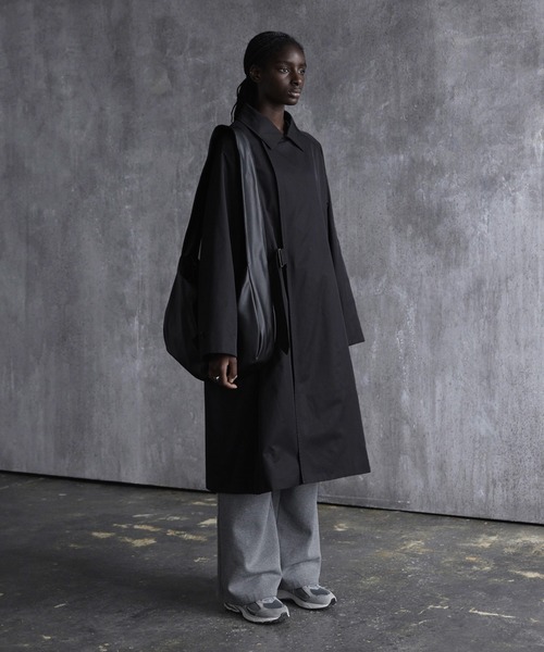 CALLNE(カルネ)の「【CALLNE】 Brushed lining Widestraight Sweatpants / 裏起毛ワイドストレートスウェットパンツ(スウェットパンツ・メンズ・ライトグレー/グレー/グレー系/ブラック/ブラック系・M/L/S)」の13枚目の写真