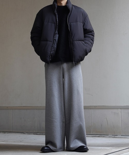 CALLNE(カルネ)の「【CALLNE】 Brushed lining Widestraight Sweatpants / 裏起毛ワイドストレートスウェットパンツ(スウェットパンツ・メンズ・ライトグレー/グレー/グレー系/ブラック・M/L/S)」の8枚目の写真