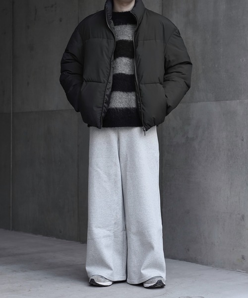 CALLNE(カルネ)の「【CALLNE】 Brushed lining Widestraight Sweatpants / 裏起毛ワイドストレートスウェットパンツ(スウェットパンツ・メンズ・ライトグレー/グレー/グレー系/ブラック・M/L/S)」の10枚目の写真