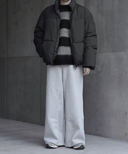CALLNE(カルネ)の「【CALLNE】 Brushed lining Widestraight Sweatpants / 裏起毛ワイドストレートスウェットパンツ(スウェットパンツ・メンズ・ライトグレー/グレー/グレー系/ブラック・M/L/S)」の11枚目の写真