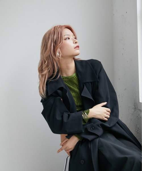 VeLV(ヴェルヴ)の「LIB KNIT TOPS リブニットトップス(ニット/セーター・レディース・ブラック/ブルー/グレー・FREE)」の22枚目の写真