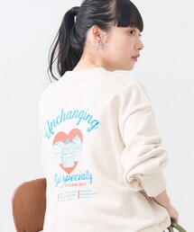 FREAK'S STORE | FOODIE SWEAT SHIRT / フーディー スウェット/ハート ロゴスウェット/バックプリントスウェット(スウェット)