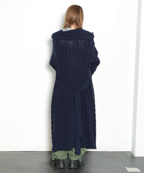 TICCA(ティッカ)の「TICCA ケーブルロングガウンコート TICCA(ティッカ)の「TICCA ケーブルロングガウンコート