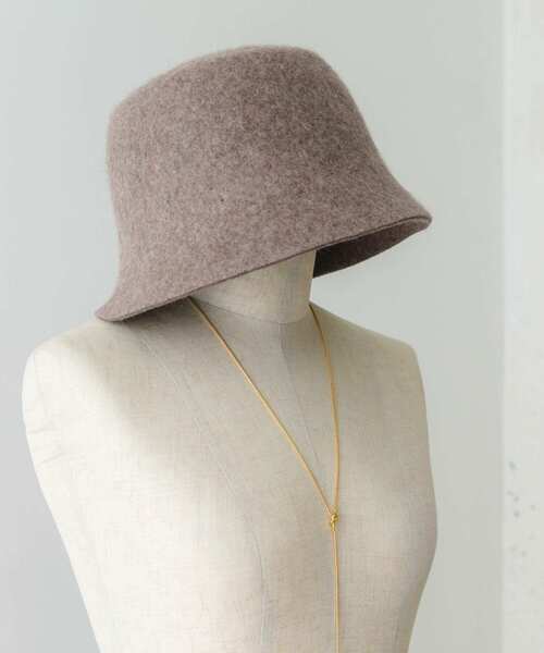 RODE SKO（ロデスコ）の「ウールバケットハット（ハット・レディース・ブラック/モカ/グレー・ONE）」の3枚目の写真