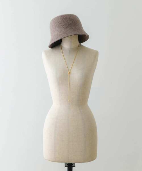 RODE SKO（ロデスコ）の「ウールバケットハット（ハット・レディース・ブラック/モカ/グレー・ONE）」の6枚目の写真