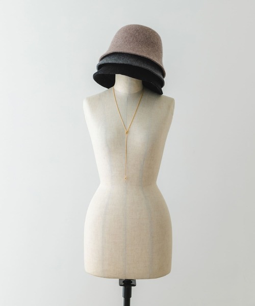 RODE SKO（ロデスコ）の「ウールバケットハット（ハット・レディース・ブラック/モカ/グレー・ONE）」の19枚目の写真