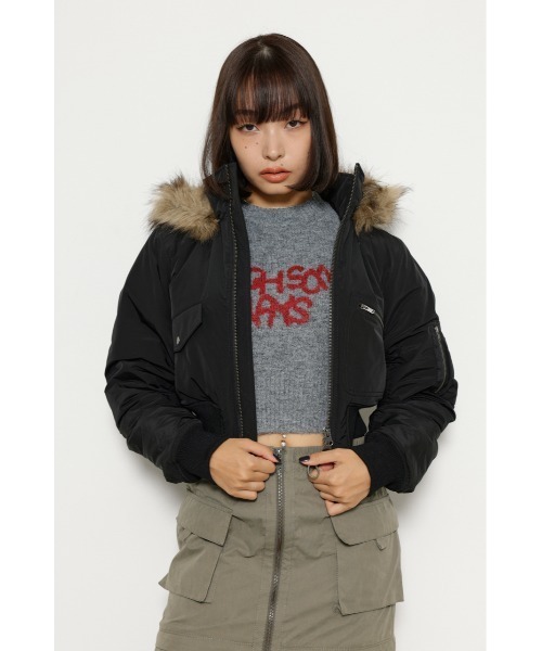 ブルゾン HOOD COMPACT MILITARY ブルゾン