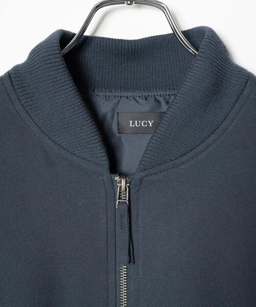 LUCY（ルーシー）の「LUCY/起毛TR MA-1（MA-1・メンズ・ブルー系その他/ブラック・MEDIUM/LARGE）」の6枚目の写真