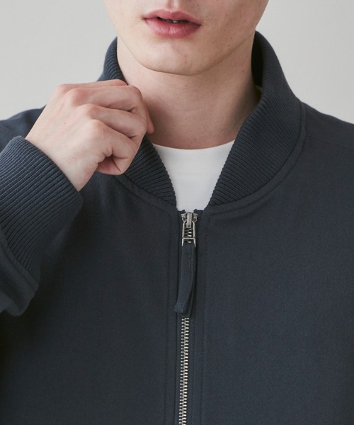 LUCY（ルーシー）の「LUCY/起毛TR MA-1（MA-1・メンズ・ブルー系その他/ブラック・MEDIUM/LARGE）」の12枚目の写真