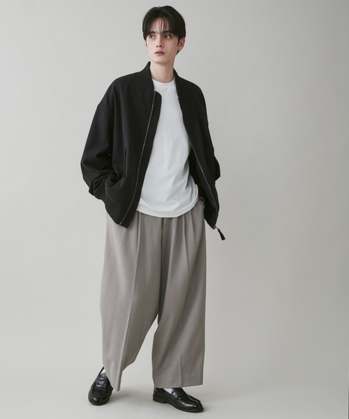 LUCY（ルーシー）の「LUCY/起毛TR MA-1（MA-1・メンズ・ブルー系その他/ブラック・MEDIUM/LARGE）」の19枚目の写真