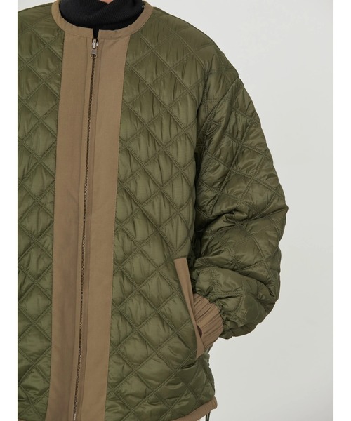 AMERICAN HOLIC(アメリカンホリック)の「キルポカリバーシブルキルティングミディコート(その他アウター・レディース・ブラック/カーキ・L/M)」の9枚目の写真