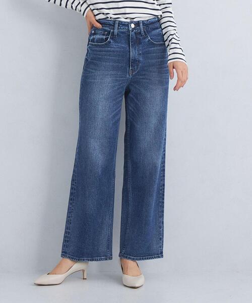 別注　Healthy DENIM ストレートワイドデニムパンツ　グリーンレーベル UNITED ARROWS green label relaxing 【別注】＜HEALTHY DENIM
