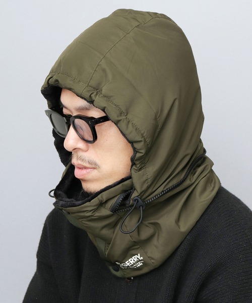 タフタ 2WAY フロントスナップ フードネックウォーマー（ネック