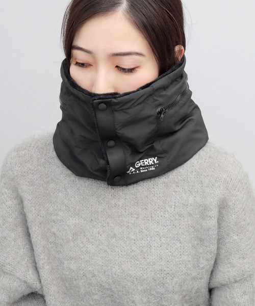 GERRY（ジェリー）の「タフタ 2WAY フロントスナップ フードネックウォーマー（ネックウォーマー/スヌード・メンズ・ブラック/ブラウン/カーキ/グレー・FREE）」の16枚目の写真