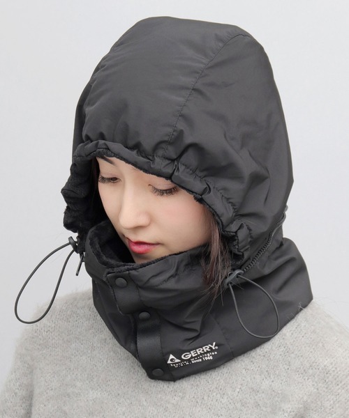 セール】タフタ 2WAY フロントスナップ フードネックウォーマー