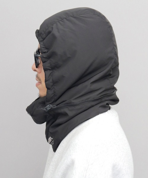 GERRY（ジェリー）の「タフタ 2WAY フロントスナップ フードネックウォーマー（ネックウォーマー/スヌード・メンズ・ブラック/ブラウン/カーキ/グレー・FREE）」の13枚目の写真