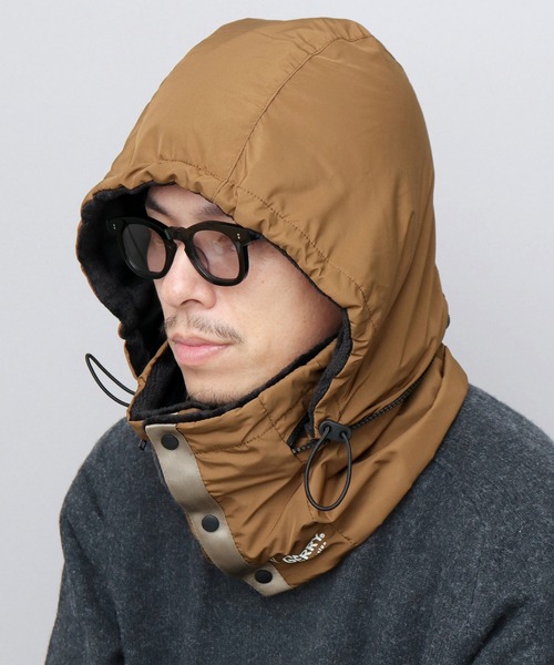 セール】タフタ 2WAY フロントスナップ フードネックウォーマー