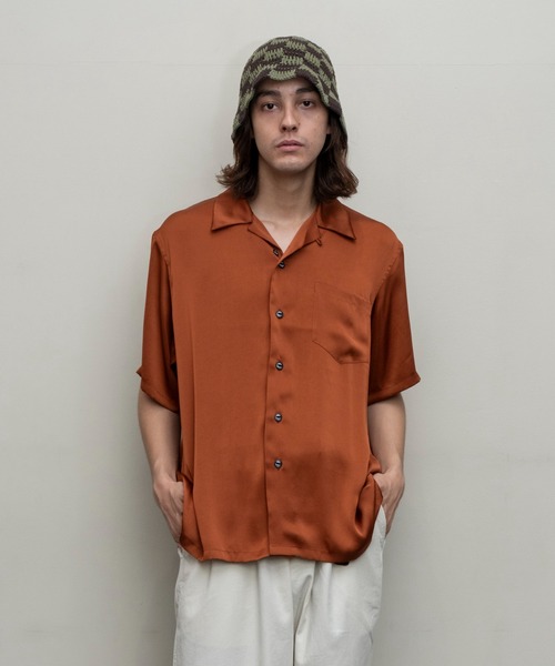 BAL（バル）/2024春夏】POLYESTER SATIN SS SHIRT（シャツ/ブラウス