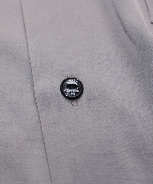 bal（バル）の「【BAL（バル）/2024春夏】POLYESTER SATIN SS SHIRT（シャツ/ブラウス・メンズ・キャメル/カーキ・1/2/3）」の11枚目の写真