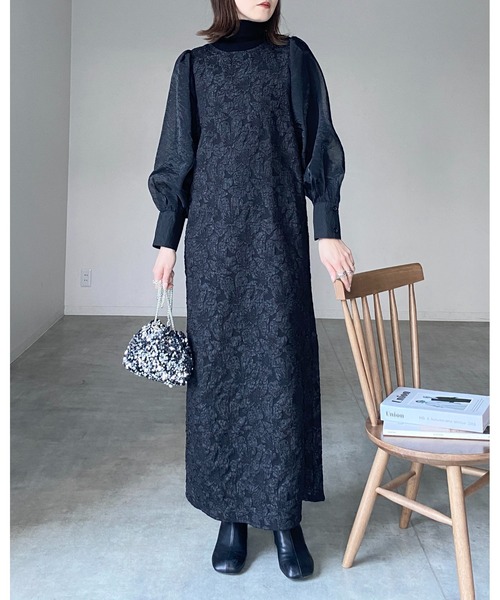 セール】【低身長向け/高身長向けサイズあり】異素材切り替え