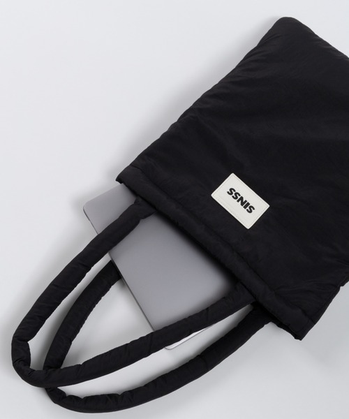 SINSS(シンス)の「Nylon puff tote bag / ナイロンパフトートバッグ(トートバッグ・メンズ・ホワイト/ブルー/ブラック・FREE)」の10枚目の写真