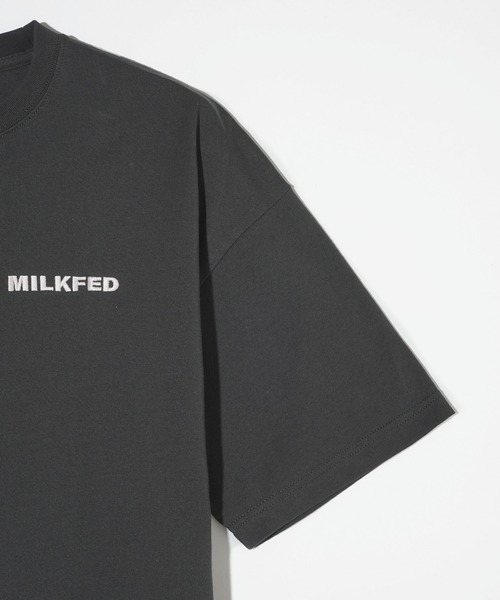 MILKFED.（ミルクフェド）の「FLOWER S/S TEE（Tシャツ/カットソー・レディース・ライトグリーン/チャコール/オフホワイト・L/M）」の4枚目の写真