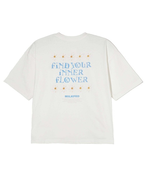 MILKFED.（ミルクフェド）の「FLOWER S/S TEE（Tシャツ/カットソー・レディース・ライトグリーン/チャコール/オフホワイト・L/M）」の10枚目の写真