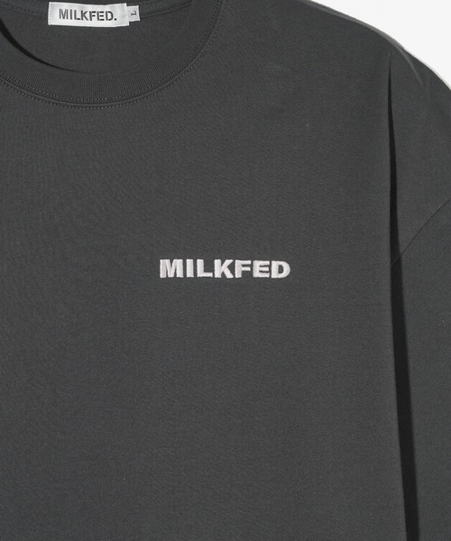 MILKFED.（ミルクフェド）の「FLOWER S/S TEE（Tシャツ/カットソー・レディース・ライトグリーン/チャコール/オフホワイト・L/M）」の14枚目の写真