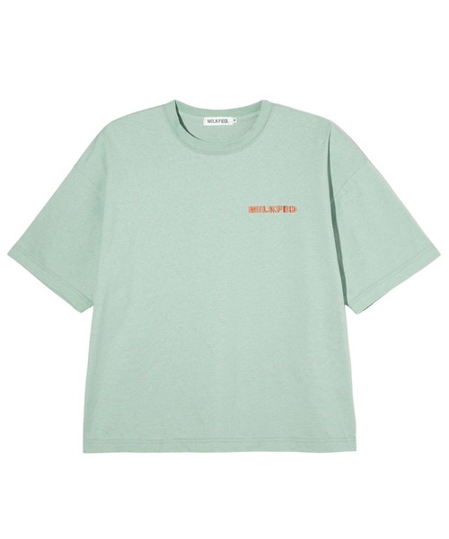 MILKFED.（ミルクフェド）の「FLOWER S/S TEE（Tシャツ/カットソー・レディース・ライトグリーン/チャコール/オフホワイト・L/M）」の19枚目の写真