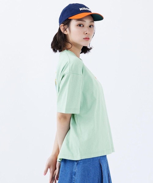 MILKFED.（ミルクフェド）の「FLOWER S/S TEE（Tシャツ/カットソー・レディース・ライトグリーン/チャコール/オフホワイト・L/M）」の17枚目の写真