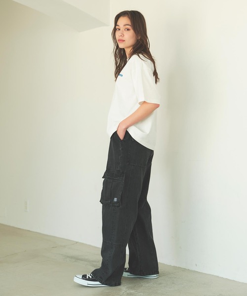 MILKFED.（ミルクフェド）の「FLOWER S/S TEE（Tシャツ/カットソー・レディース・ライトグリーン/チャコール/オフホワイト・L/M）」の15枚目の写真
