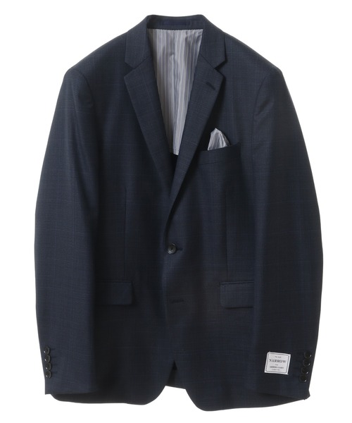 CROWDED CLOSET（クラウデッドクローゼット）の「毛PEメランジウインドウペンスーツセットアップ（スリーピース対応）（セットアップ・メンズ・ネイビー/グレー・03/01/02/04）」の12枚目の写真