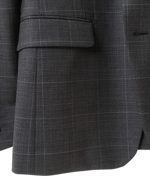 CROWDED CLOSET（クラウデッドクローゼット）の「毛PEメランジウインドウペンスーツセットアップ（スリーピース対応）（セットアップ・メンズ・ネイビー/グレー・03/01/02/04）」の20枚目の写真