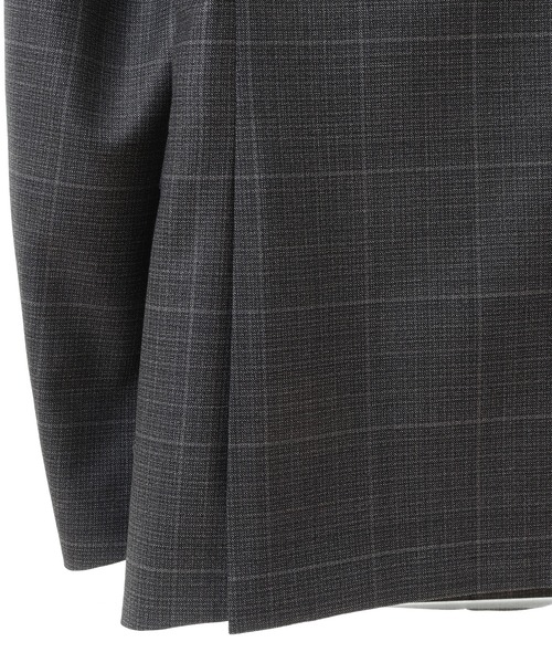 CROWDED CLOSET（クラウデッドクローゼット）の「毛PEメランジウインドウペンスーツセットアップ（スリーピース対応）（セットアップ・メンズ・ネイビー/グレー・03/01/02/04）」の21枚目の写真