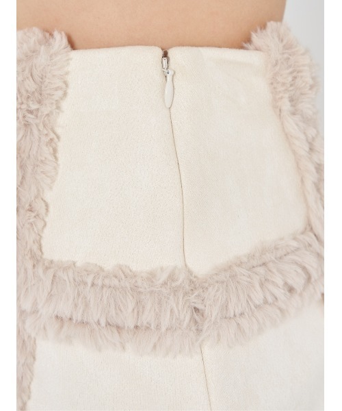 darich☆フェイクムートン スカートのみ新品未使用 フェイクムートンミニスカート（スカート）｜Darich（ダーリッチ）の