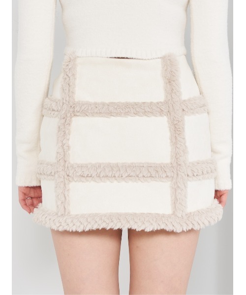 フェイクムートンミニスカート（スカート）｜Darich（ダーリッチ）の