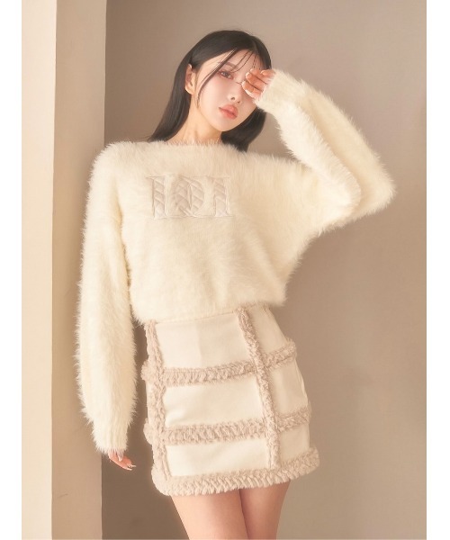 フェイクムートンミニスカート（スカート）｜Darich（ダーリッチ）の