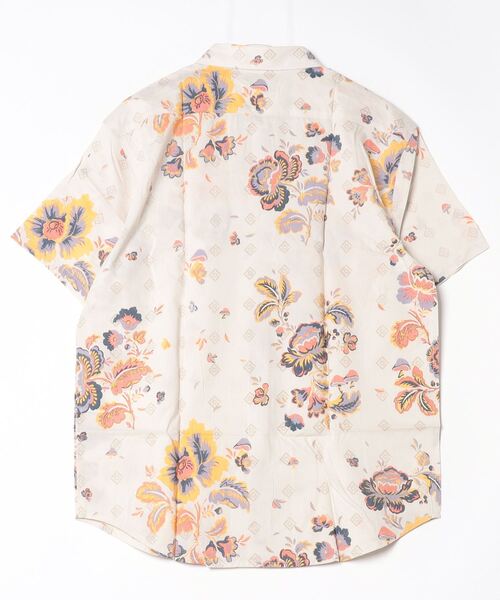 BILLABONG(ビラボン)の「BILLABONG/ビラボン 半袖シャツ ボタニカル柄 薄手 BE011-123(シャツ/ブラウス・メンズ・ネイビー/グレイッシュベージュ・M/L)」の3枚目の写真