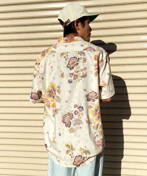BILLABONG(ビラボン)の「BILLABONG/ビラボン 半袖シャツ ボタニカル柄 薄手 BE011-123(シャツ/ブラウス・メンズ・ネイビー/グレイッシュベージュ・M/L)」の17枚目の写真
