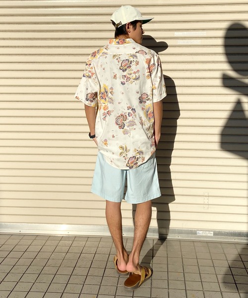 BILLABONG(ビラボン)の「BILLABONG/ビラボン 半袖シャツ ボタニカル柄 薄手 BE011-123(シャツ/ブラウス・メンズ・ネイビー/グレイッシュベージュ・M/L)」の20枚目の写真