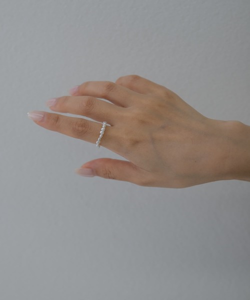 URBAN RESEARCH（アーバンリサーチ）の「ff by decor urban research　アコヤケシパールリング（リング・レディース・ホワイト系その他・MEDIUM/LARGE/SMALL）」の3枚目の写真