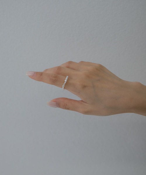 URBAN RESEARCH（アーバンリサーチ）の「ff by decor urban research　アコヤケシパールリング（リング・レディース・ホワイト系その他・MEDIUM/LARGE/SMALL）」の4枚目の写真