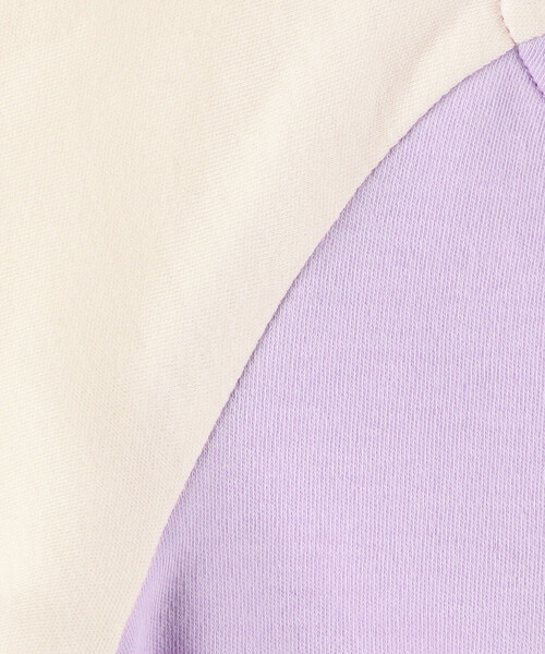 COMME CA ISM（コムサイズム）の「ロゴプリント長袖ツーウェイオール（ロンパース・キッズ・ラベンダー/オートミール・60-80cm）」の20枚目の写真