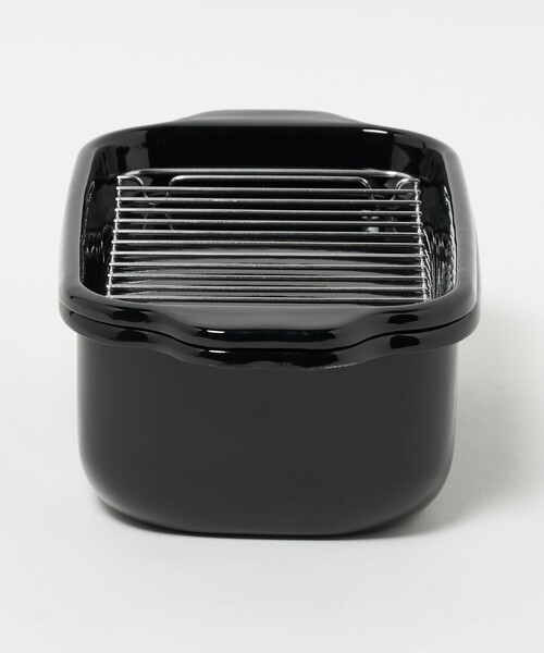 【別注】＜富士ホーロー＞天ぷら鍋 BLACK（鍋/フライパン）｜STYLE for LIVING UNITED ARROWS（スタイルフォーリビング ユナイテッドアローズ）