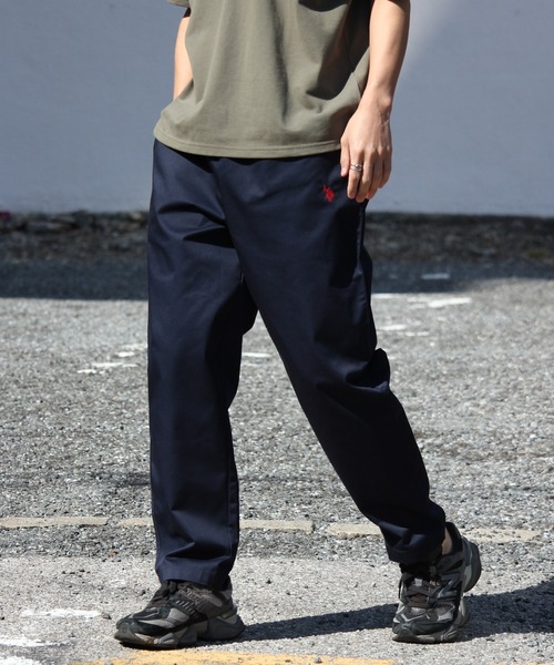 U.S. POLO ASSN.（ユーエスポロアッスン）の「【U.S. POLO ASSN./ユーエスポロアッスン】T/Cツイル リラクシング イージーパンツ（チノパンツ・メンズ・ベージュ/ネイビー/ダークグリーン/ブラック・M/L/LL）」の4枚目の写真