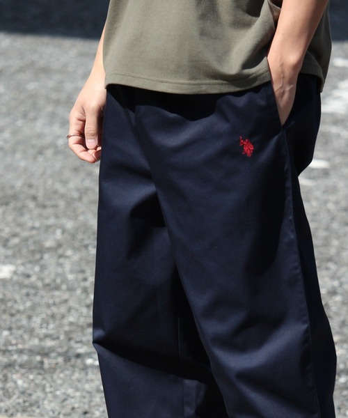 U.S. POLO ASSN.（ユーエスポロアッスン）の「【U.S. POLO ASSN./ユーエスポロアッスン】T/Cツイル リラクシング イージーパンツ（チノパンツ・メンズ・ベージュ/ネイビー/ダークグリーン/ブラック・M/L/LL）」の19枚目の写真