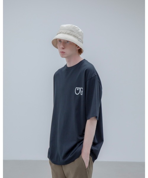 uniform experiment(ユニフォームエクスペリメント)の「STAR BAGGY TEE(Tシャツ/カットソー・メンズ・ネイビー/ホワイト/ブラック・1/2/3/4)」の7枚目の写真