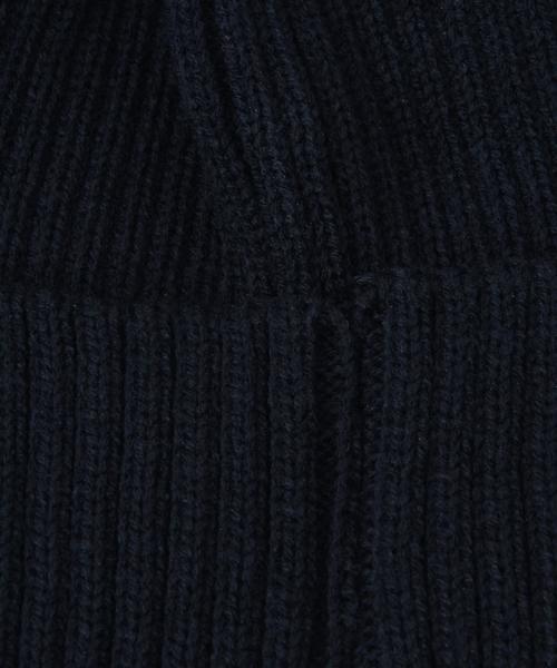 green label relaxing(グリーンレーベルリラクシング)の「CB COyoMI リブニットキャップ◆(ニットキャップ/ビーニー・レディース・オフホワイト/ブラック/ライトグレー/ネイビー・フリー)」の6枚目の写真