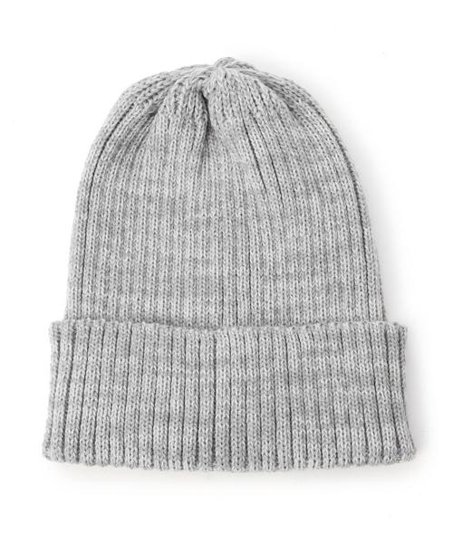 green label relaxing(グリーンレーベルリラクシング)の「CB COyoMI リブニットキャップ◆(ニットキャップ/ビーニー・レディース・オフホワイト/ブラック/ライトグレー/ネイビー・フリー)」の9枚目の写真